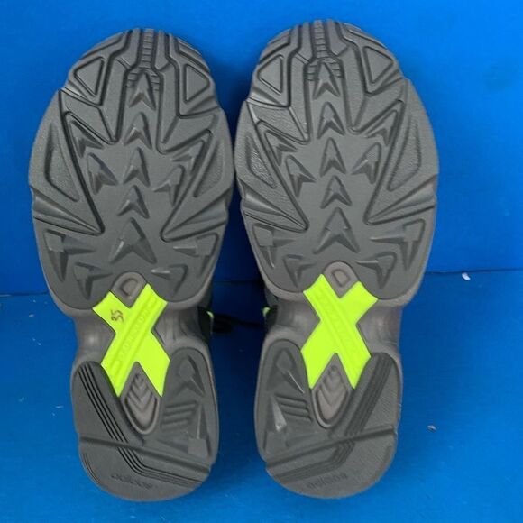 Adidas Yung-96 Carbon/Grey Four-Slime Yellow Men's Size 8 F97180 New - Picture 7 of 8